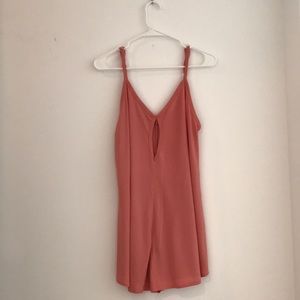 Salmon Pink Audrey Romper